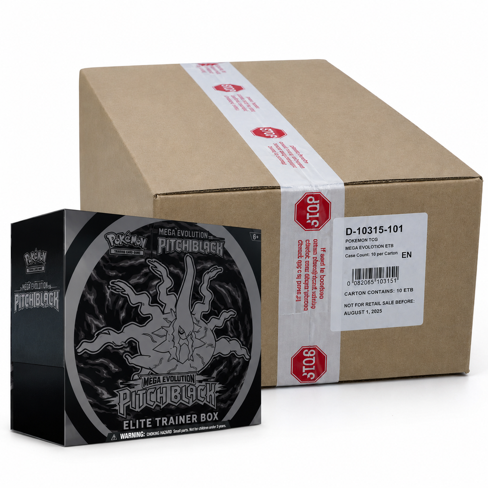 Caja maestra del entrenador de élite negro intenso | 10 ETBs | ME05 | Inglés | Descripción en inglés de la reserva: