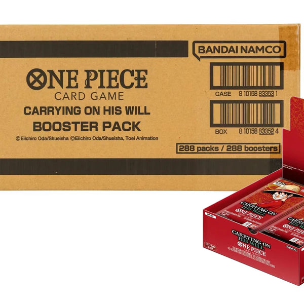 Booster Box Case – Carrying Out His Will OP13 Pre-Order (x12 Booster Boxes) – EN