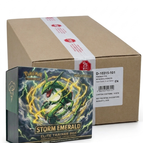 Storm Emerald Elite Trainer Master Case | 10 ETBs | English | Pre-Order