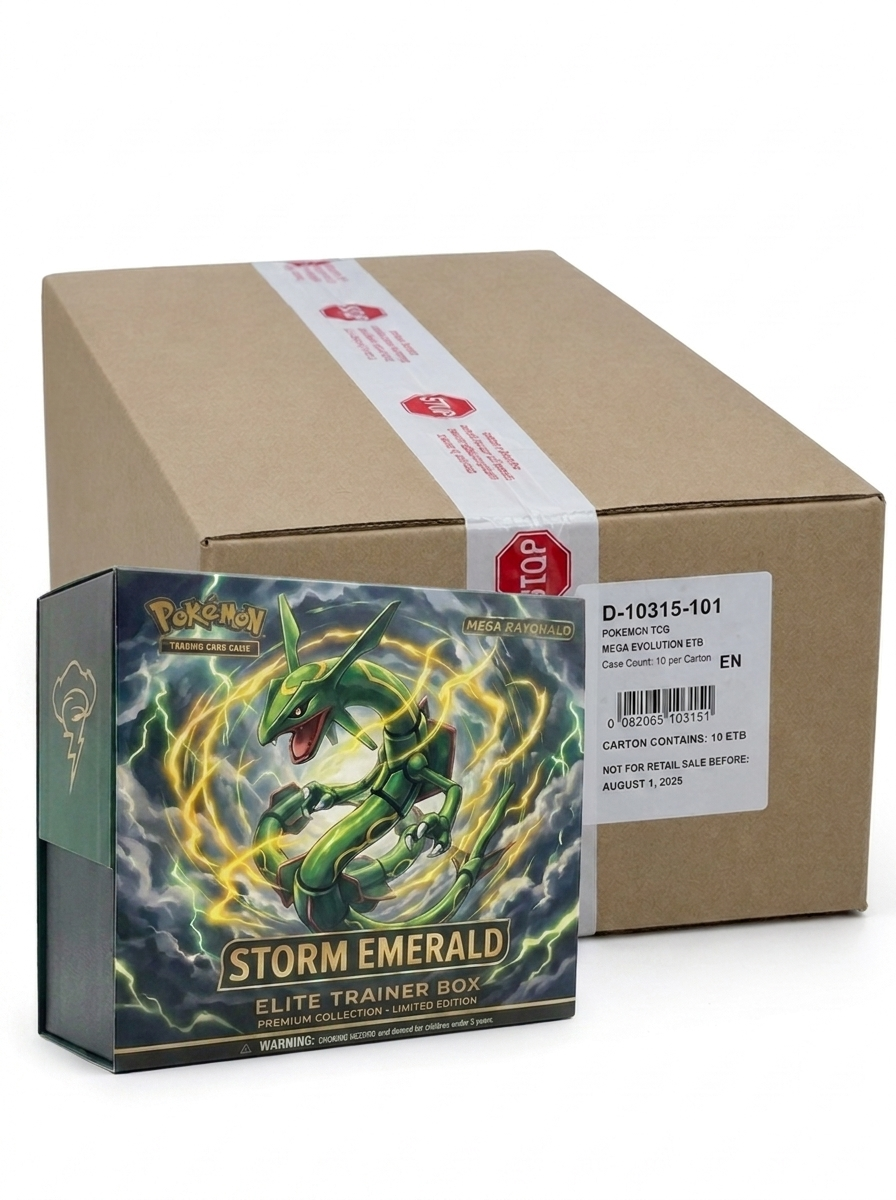 Storm Emerald Elite Trainer Master Case | 10 ETBs | English | Pre-Order
