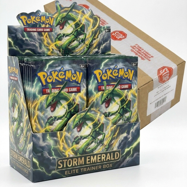 STORM EMERALD Master Booster Case | 6 Booster Boxes | English | Pre-Order