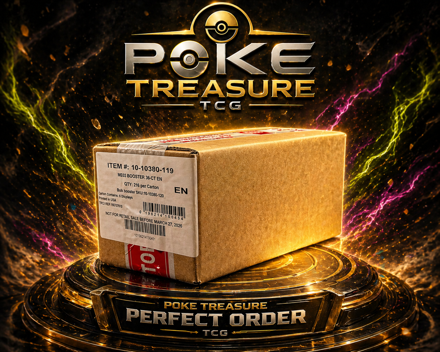 PERFECT ORDER BOOSTER BOX CASE (x6 BOOSTER BOX) PRE ORDER - EN